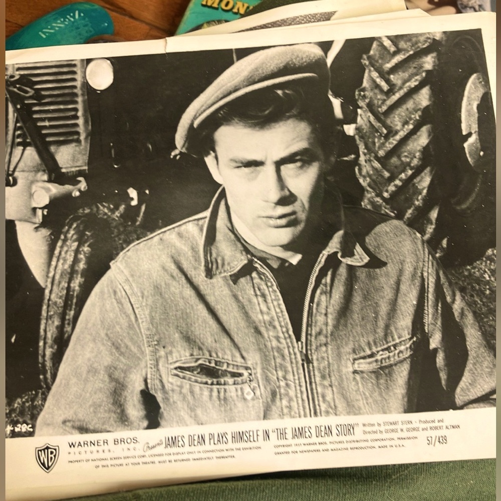 Vintage James Dean publicity photos vintage from 1956